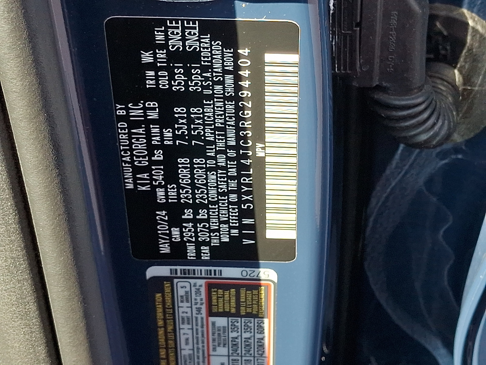 Used 2024 Kia Sorento S w/ Panoramic Sunroof Package FWD image 31
