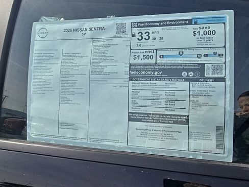 New 2026 Nissan Sentra SV image 31