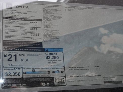New 2026 Toyota 4Runner TRD Sport AWD/4WD image 14