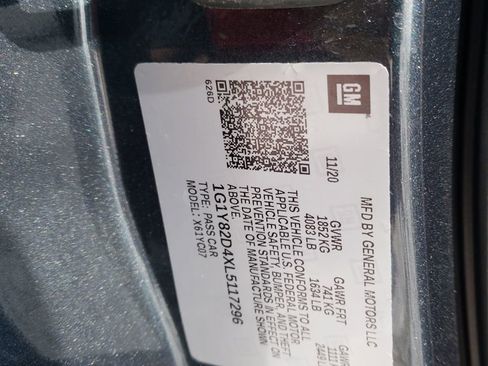 Used 2020 Chevrolet Corvette Stingray Premium Cpe w/ 3LT Preferred Equipment Group image 30