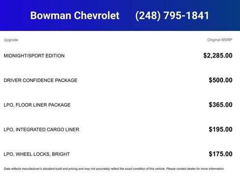 New 2025 Chevrolet Traverse LT w/ Midnight/Sport Edition image 4