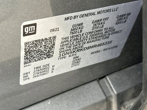 Used 2021 Chevrolet Tahoe RST w/ Rear Media and Nav Package image 38