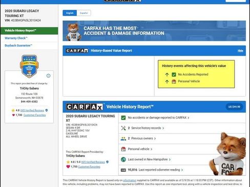 Used 2020 Subaru Legacy Touring XT image 11