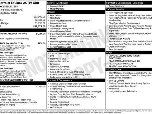 Used 2025 Chevrolet Equinox ACTIV w/ Safety and Technology Package image 47