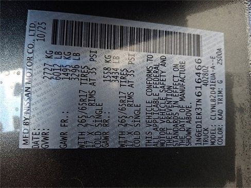 New 2026 Nissan Frontier SV w/ Tow Package image 34