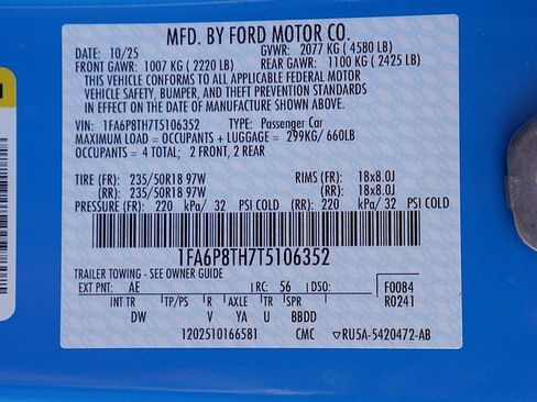 New 2026 Ford Mustang Coupe image 31