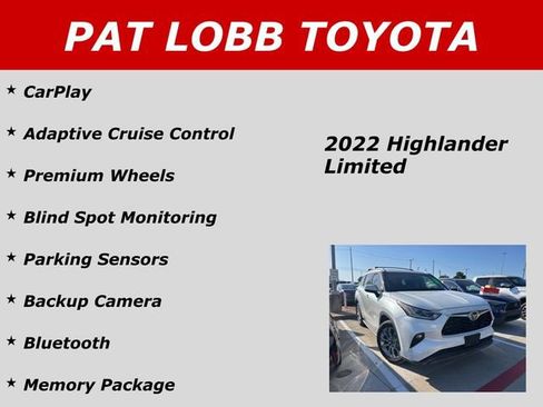 Used 2022 Toyota Highlander Limited FWD image 29