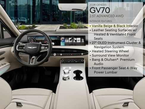 New 2026 Genesis GV70 2.5T Advanced image 17