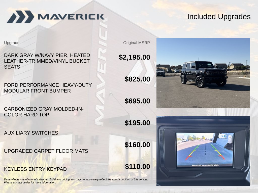 Used 2022 Ford Bronco Outer Banks AWD/4WD image 8
