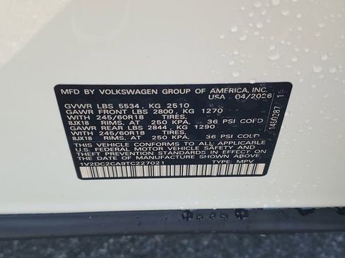 New 2026 Volkswagen Atlas Cross Sport SE FWD image 28
