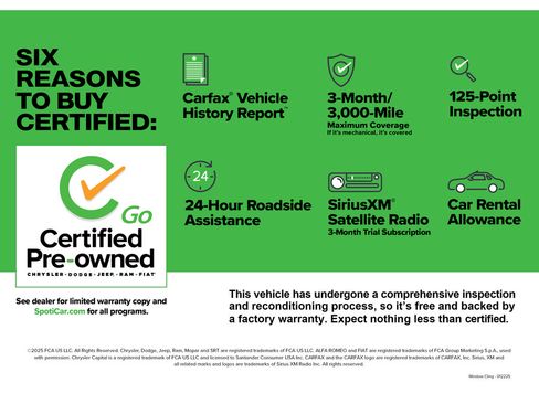 Certified 2025 Chrysler Pacifica Select FWD image 2