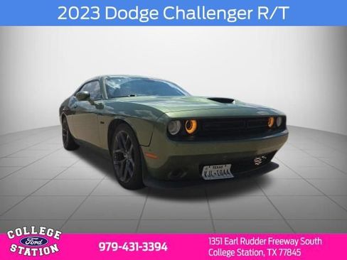 Used 2023 Dodge Challenger R/T w/ Blacktop Package RWD image 1