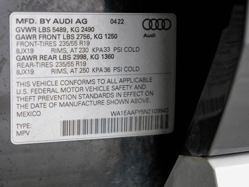 Used 2022 Audi Q5 2.0T Premium Plus AWD/4WD image 69