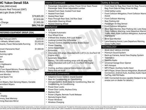 Used 2024 GMC Yukon Denali AWD/4WD image 17