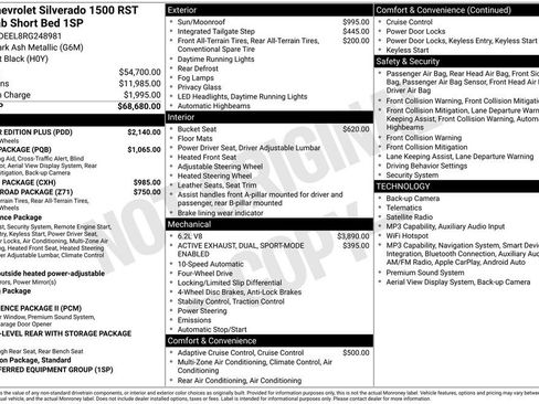Used 2024 Chevrolet Silverado 1500 RST w/ All Star Edition Plus AWD/4WD image 54