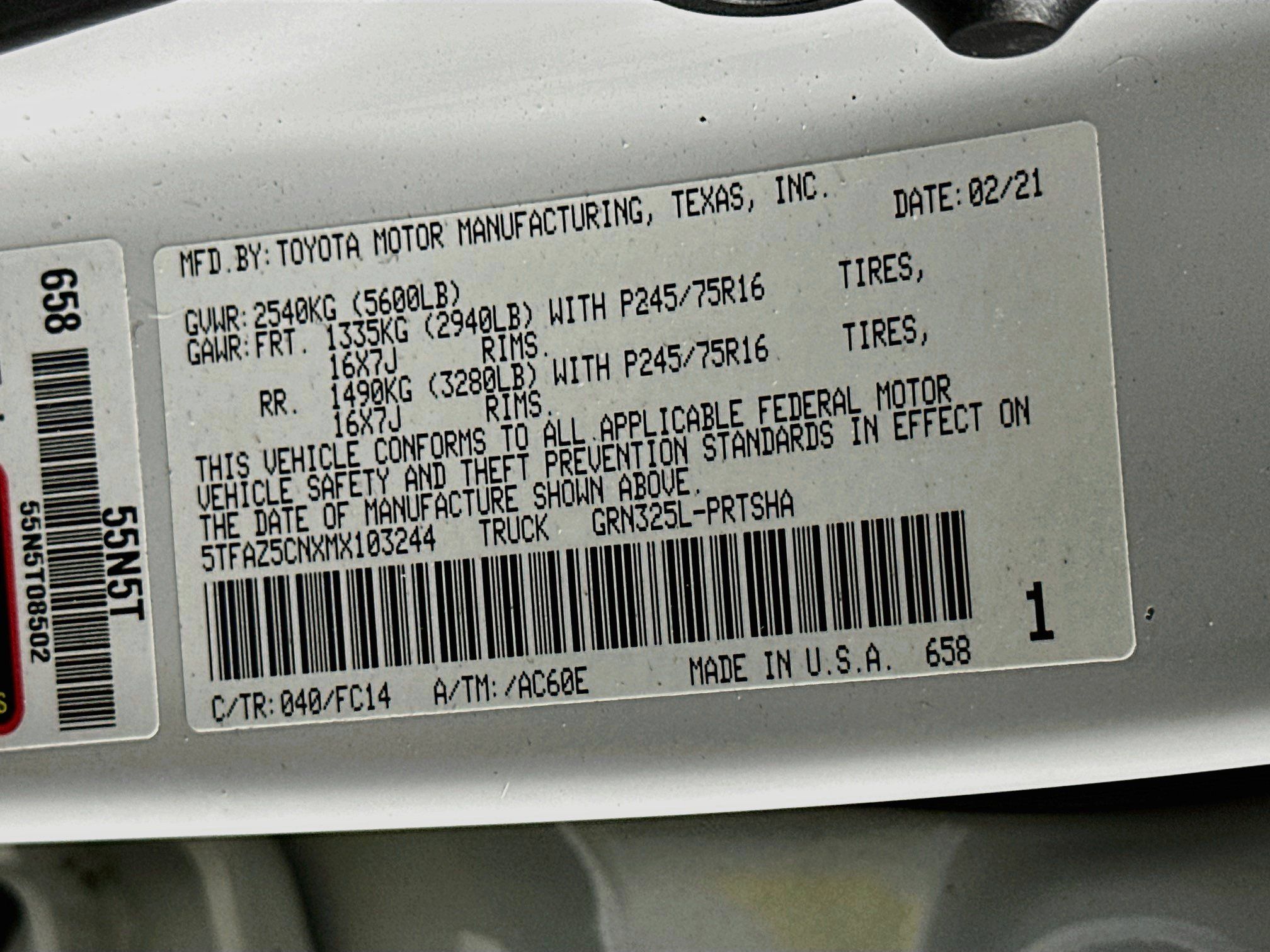 Used 2021 Toyota Tacoma SR5 RWD image 12