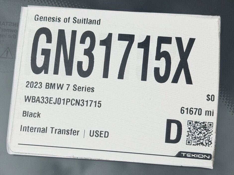 Used 2023 BMW 760i xDrive w/ Parking Assistance Package AWD/4WD image 47