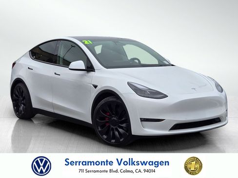 Used 2021 Tesla Model Y Performance AWD/4WD image 1
