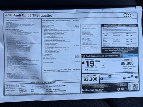 New 2026 Audi Q8 Premium Plus image 33