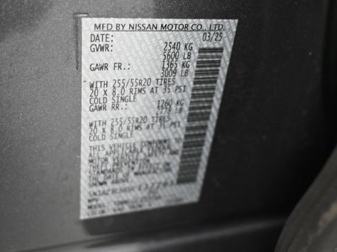 Used 2025 Nissan Murano SL w/ Cargo Package AWD/4WD image 14