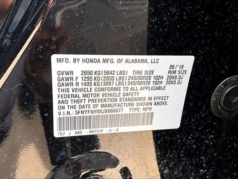 Used 2018 Honda Pilot Touring image 36