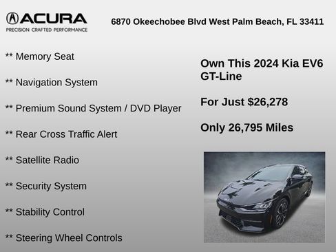 Used 2024 Kia EV6 GT-Line w/ GT-Line White Seat Package image 18