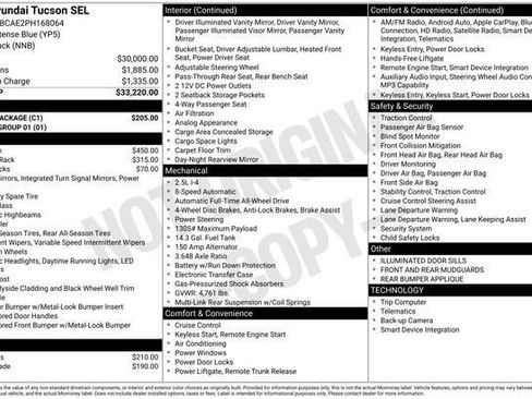 Used 2023 Hyundai Tucson SEL w/ Cargo Package AWD/4WD image 7