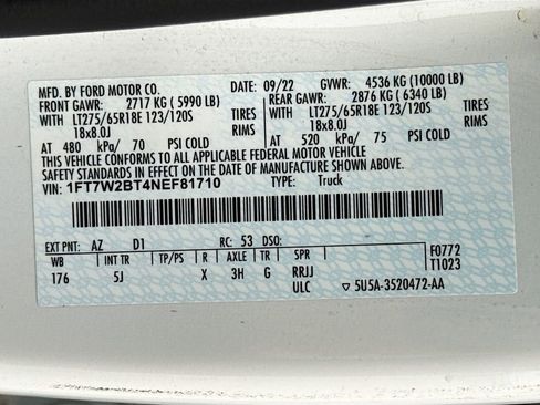 Used 2022 Ford F250 Lariat w/ Lariat Ultimate Package image 22