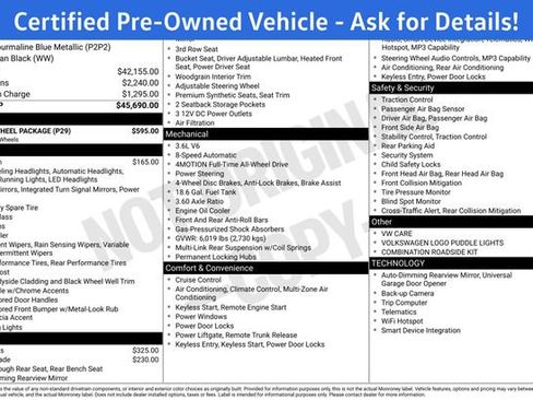Certified 2022 Volkswagen Atlas SE w/ Black Wheel Package AWD/4WD image 6