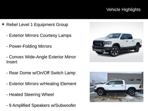Used 2023 RAM 1500 Rebel w/ Rebel Level 1 Equipment Group image 16