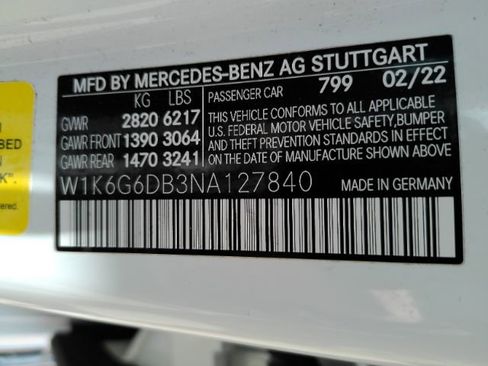 Used 2022 Mercedes-Benz S 500 4MATIC w/ AMG Line Package image 59