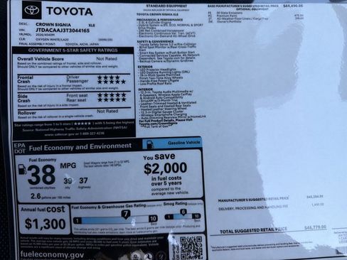 New 2026 Toyota Crown Signia AWD/4WD image 24