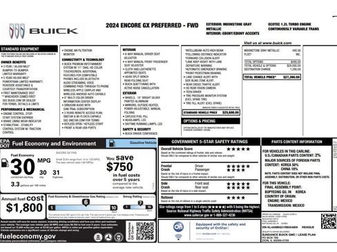 Used 2024 Buick Encore GX Preferred FWD image 2
