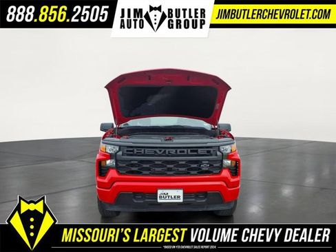 Used 2025 Chevrolet Silverado 1500 Custom w/ Turbomax Blackout Package AWD/4WD image 23