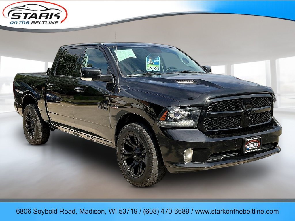 Used 2017 RAM 1500 Sport w/ Quick Order Package 26Q Night AWD/4WD 360° Tour