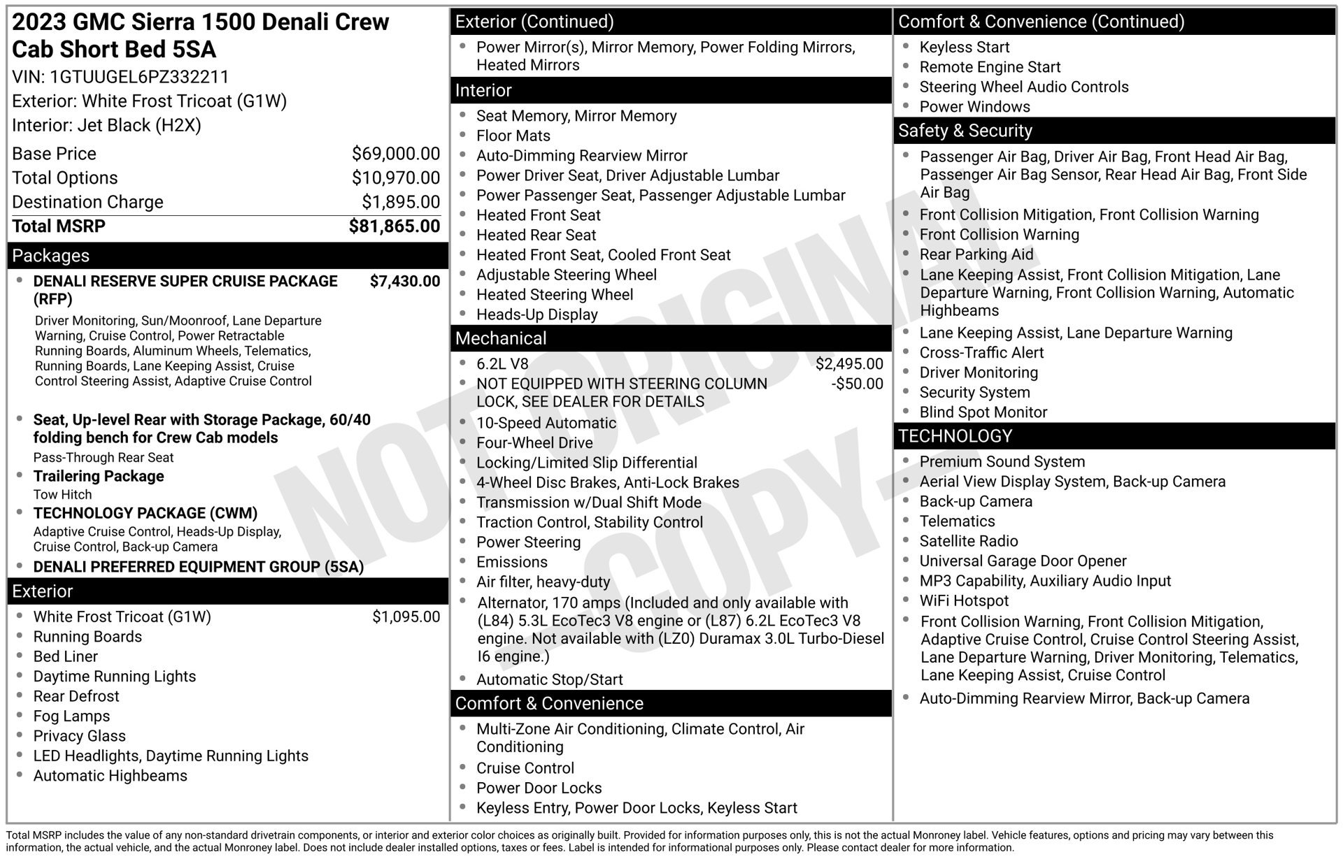 Used 2023 GMC Sierra 1500 Denali AWD/4WD image 3