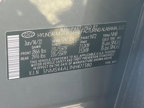 Used 2022 Hyundai Santa Fe Limited FWD image 10