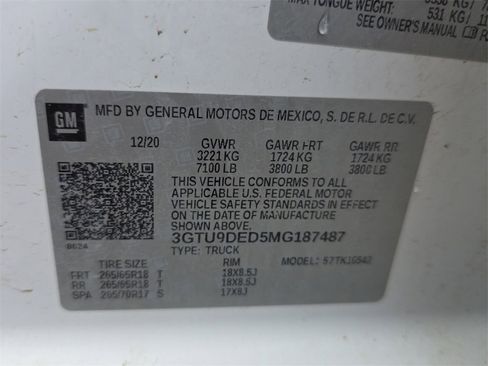 Used 2021 GMC Sierra 1500 SLT w/ SLT Convenience Package image 20