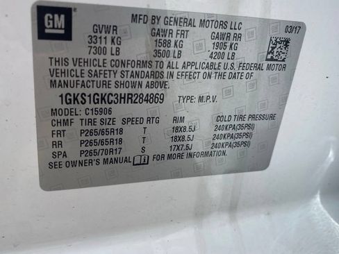 Used 2017 GMC Yukon XL SLT w/ Open Road Package RWD image 23