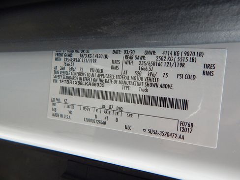 Used 2020 Ford Transit 250 148 High Roof w/ Load Area Protection Package image 28