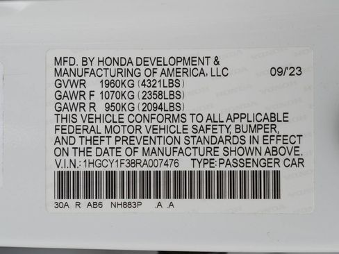 Used 2024 Honda Accord EX image 27