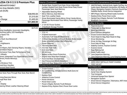 New 2026 MAZDA CX-5 2.5 S w/ Premium Plus Package image 35