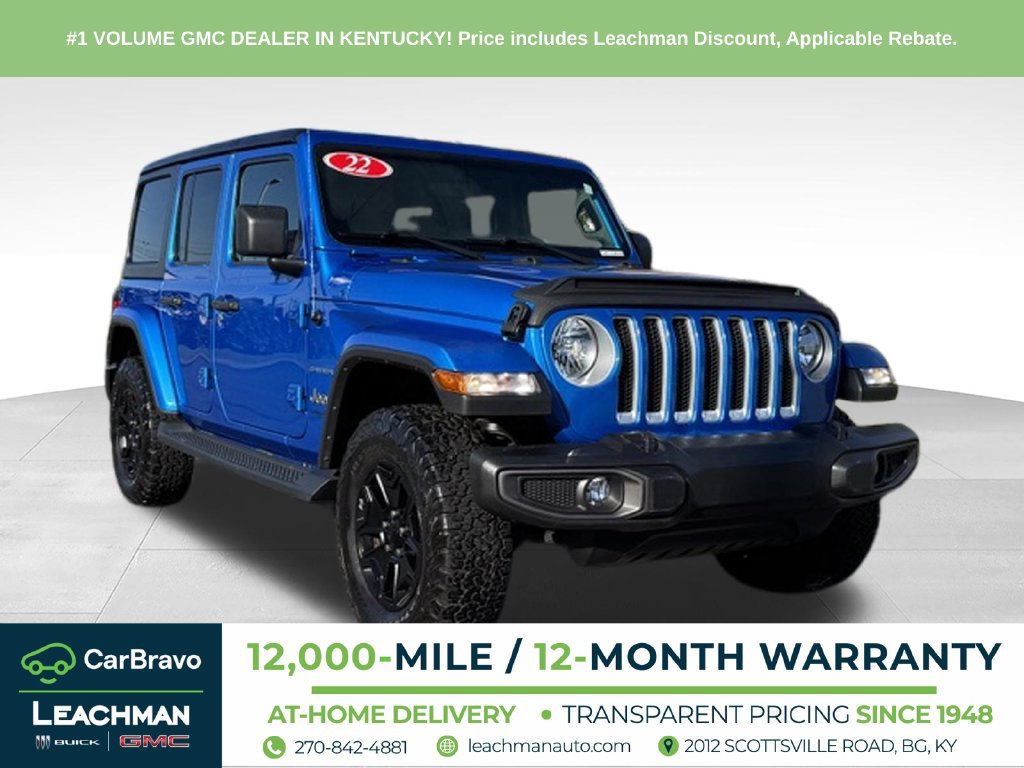 Used 2022 Jeep Wrangler Unlimited Sahara AWD/4WD 360° Tour