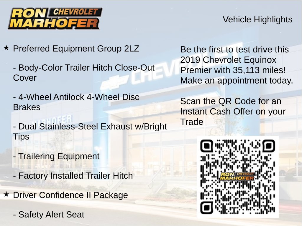 Used 2019 Chevrolet Equinox Premier AWD/4WD image 3