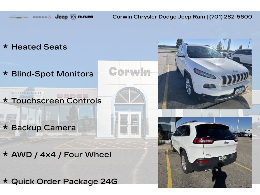 Used 2017 Jeep Cherokee Limited AWD/4WD image 8