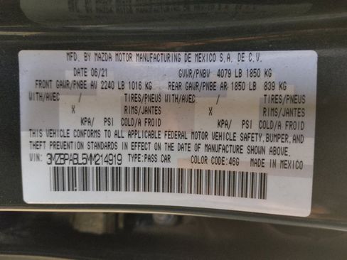 Used 2021 MAZDA MAZDA3 s image 33