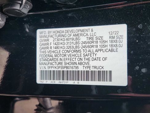 Used 2023 Honda Ridgeline RTL image 34