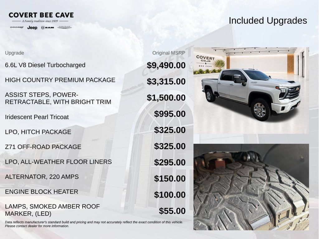 Used 2024 Chevrolet Silverado 2500 High Country w/ High Country Premium Package AWD/4WD image 11