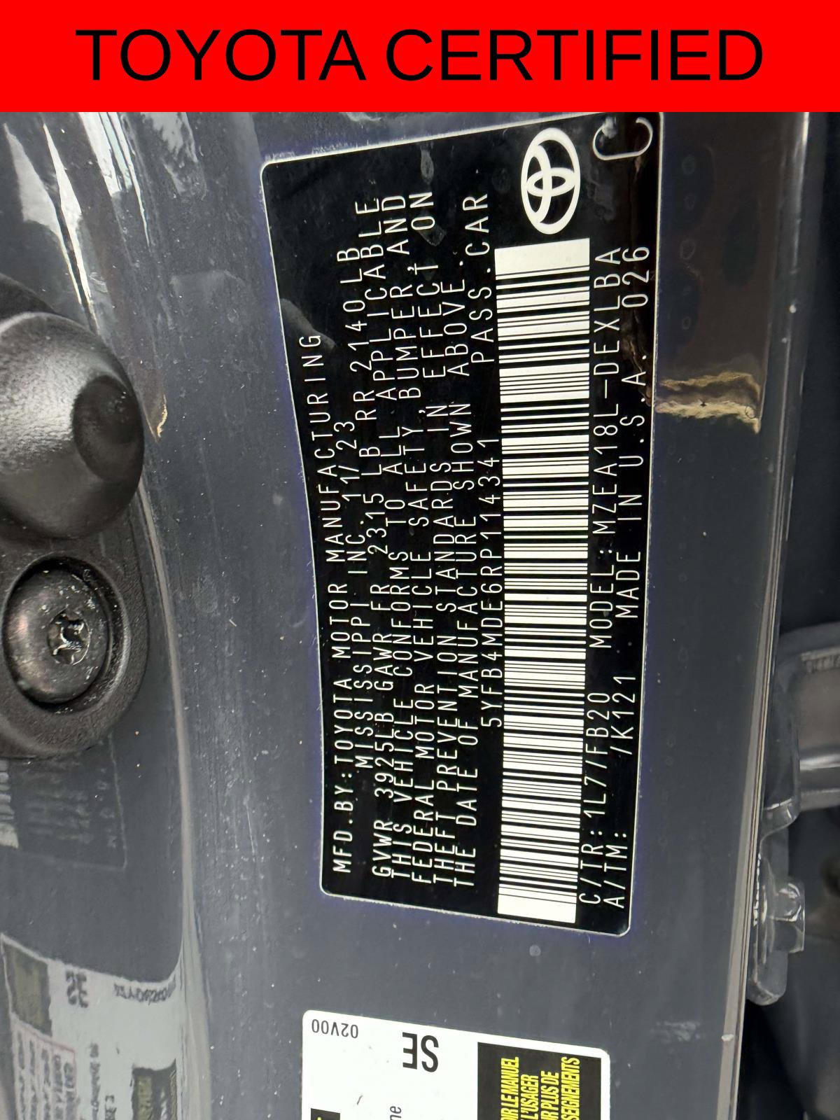 Certified 2024 Toyota Corolla LE FWD image 18