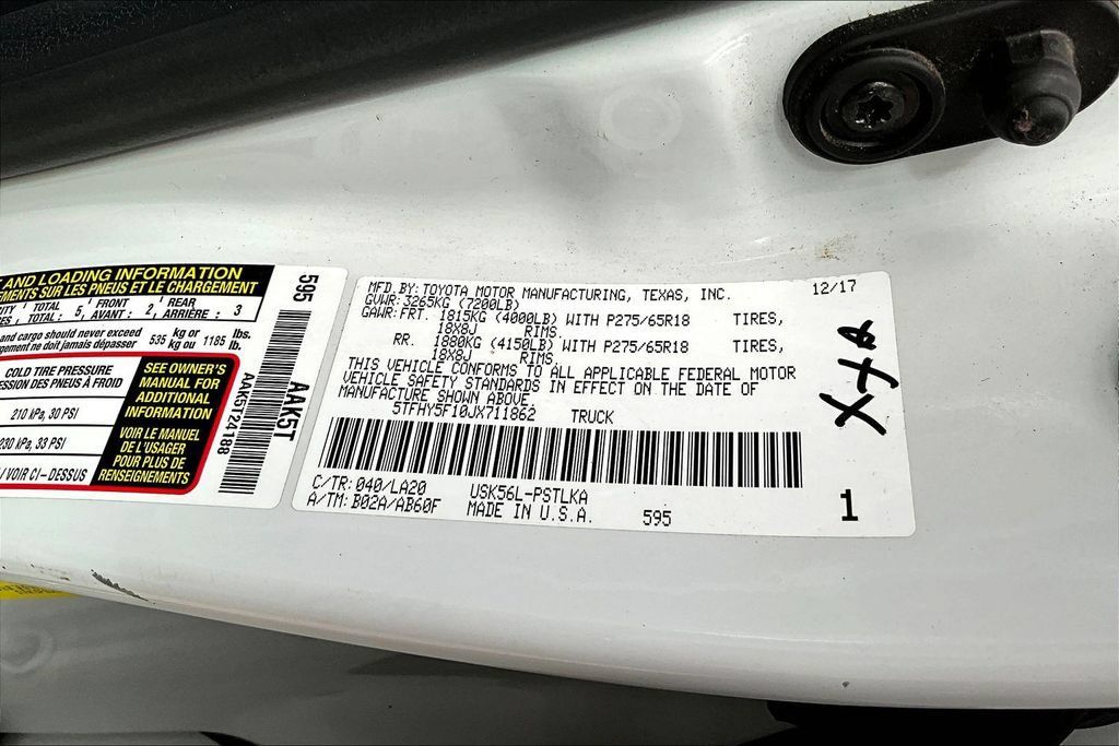 Used 2018 Toyota Tundra Limited w/ Limited Premium Package AWD/4WD image 21